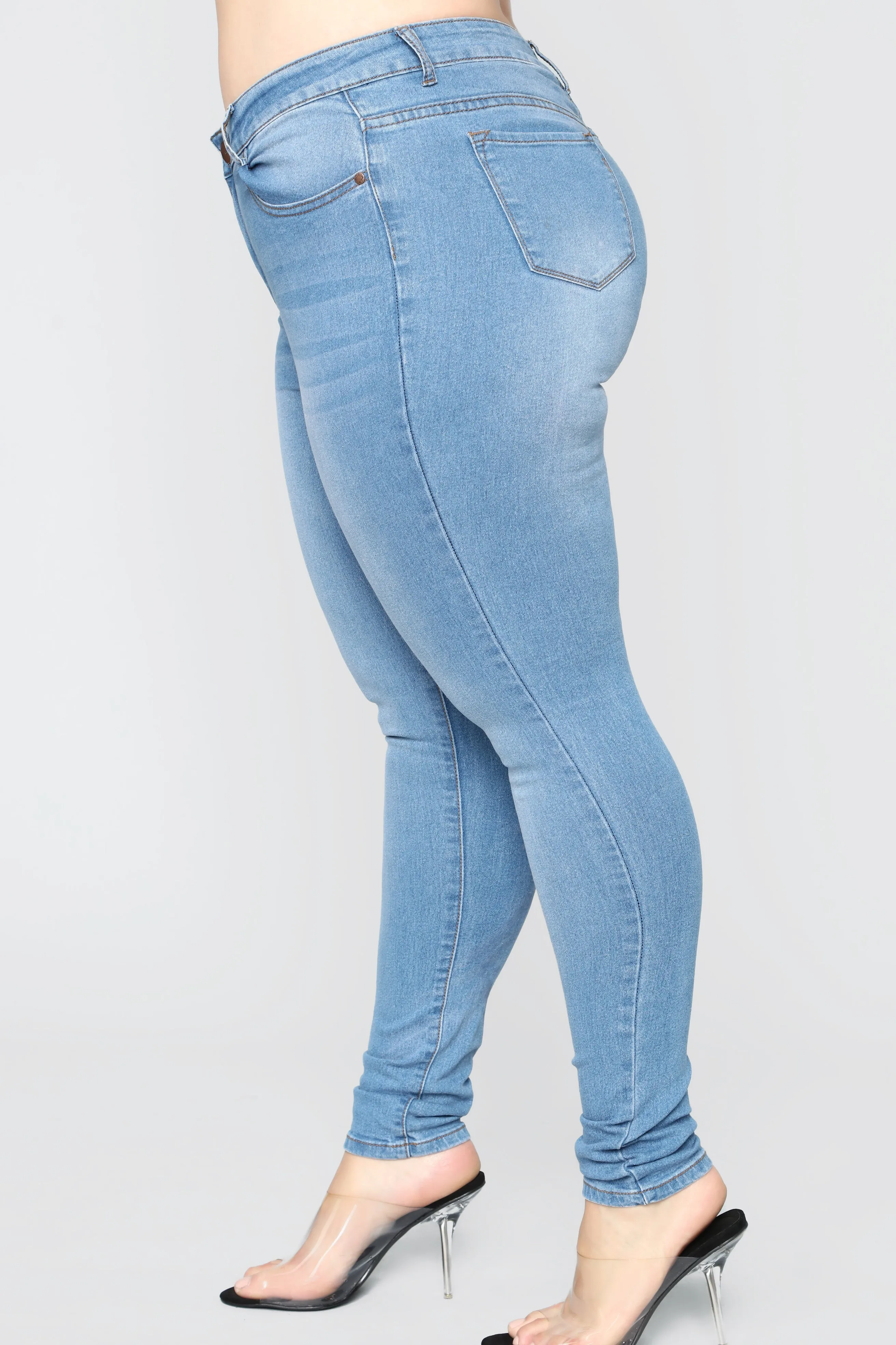 Always Bossy Skinny Jeans - Medium Denim