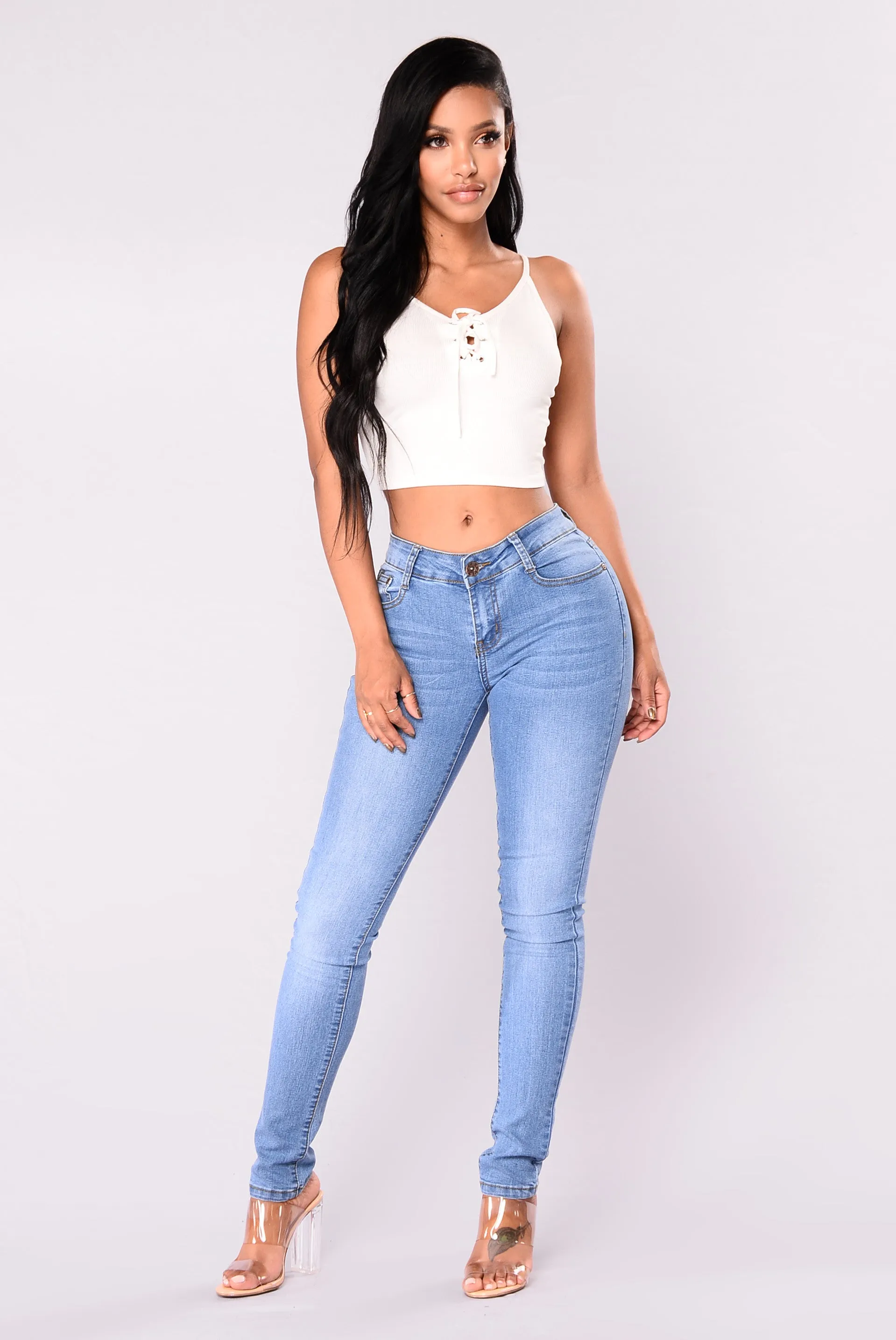 Always Bossy Skinny Jeans - Medium Denim