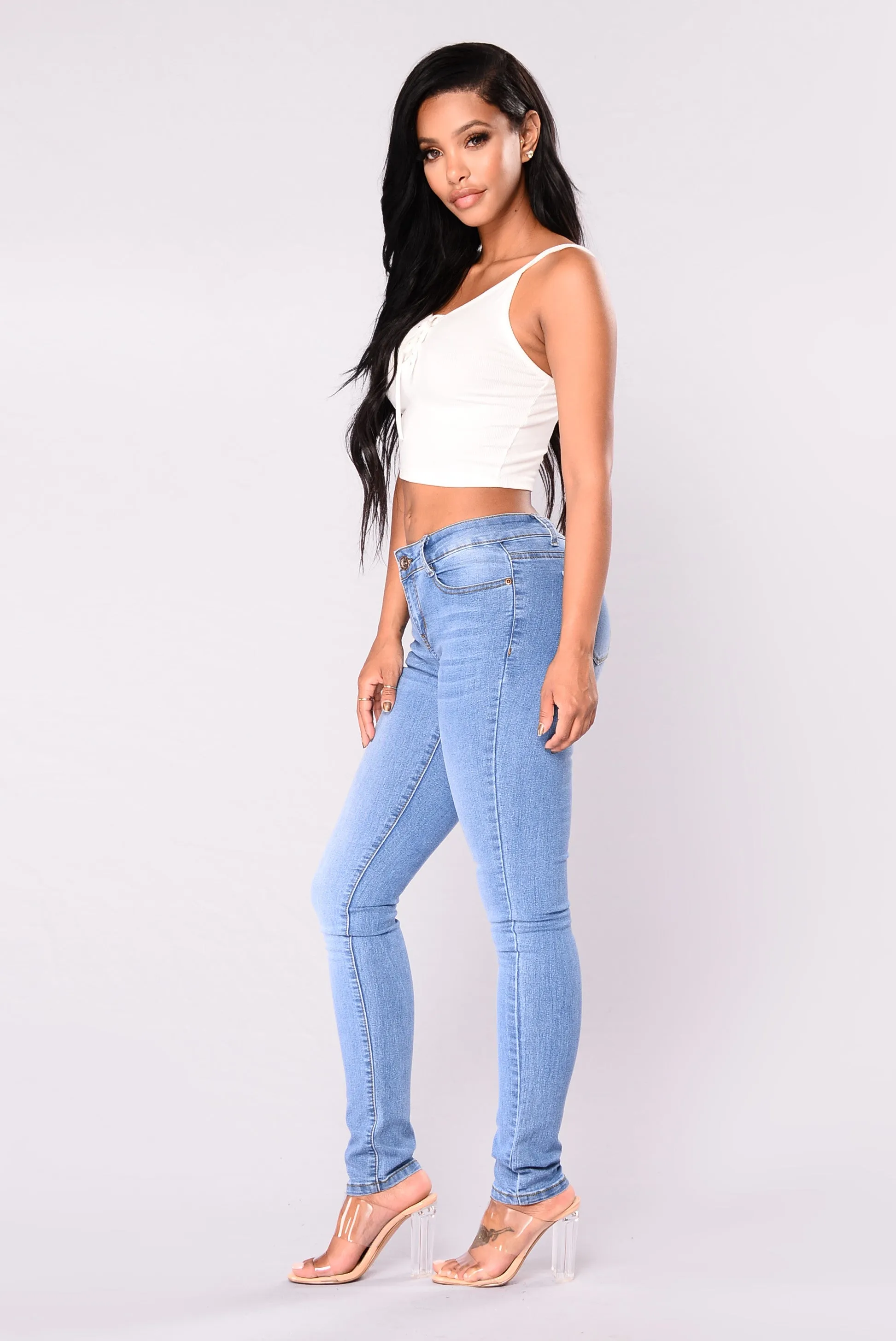 Always Bossy Skinny Jeans - Medium Denim