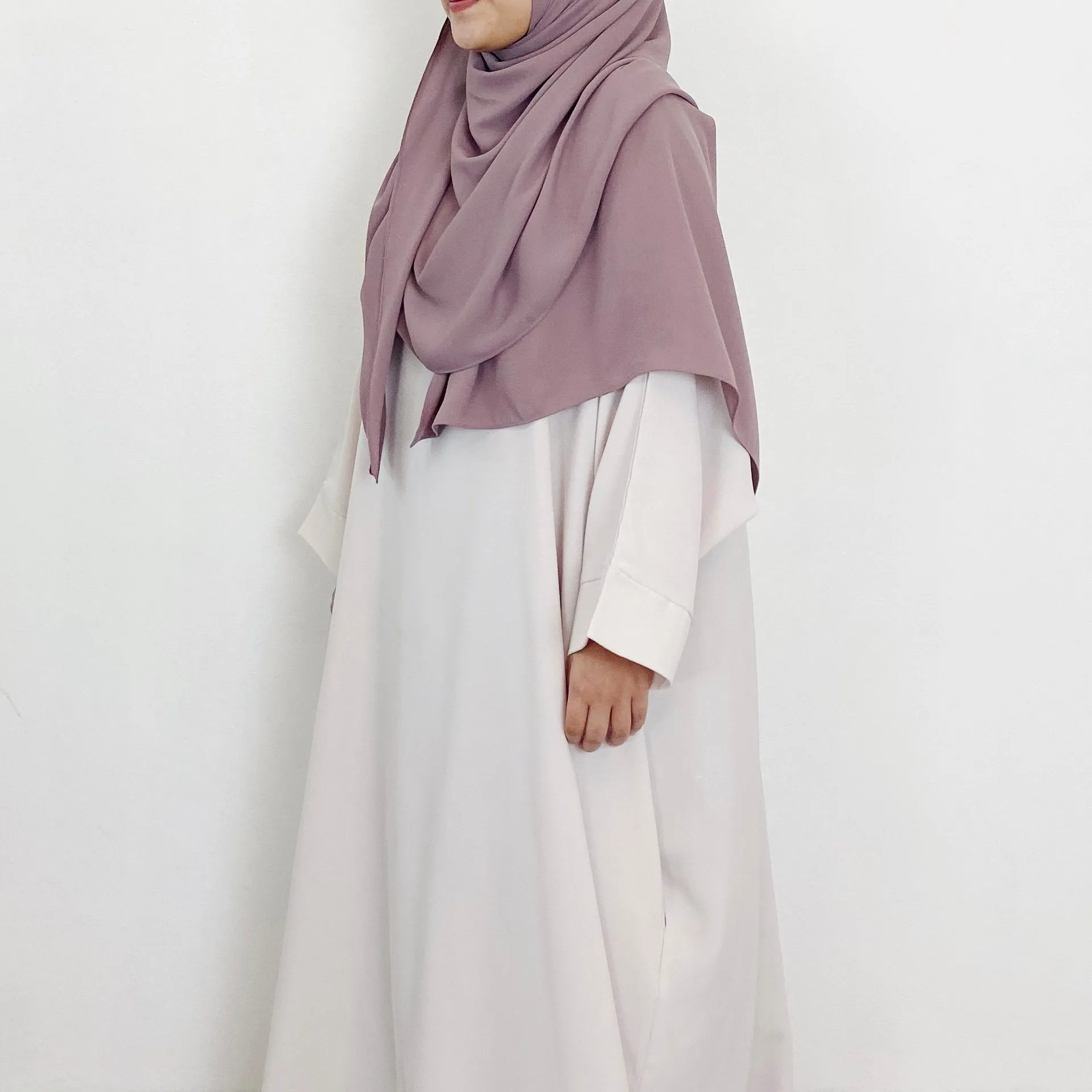 AS/IS - Premium Chiffon : Dusty Purple