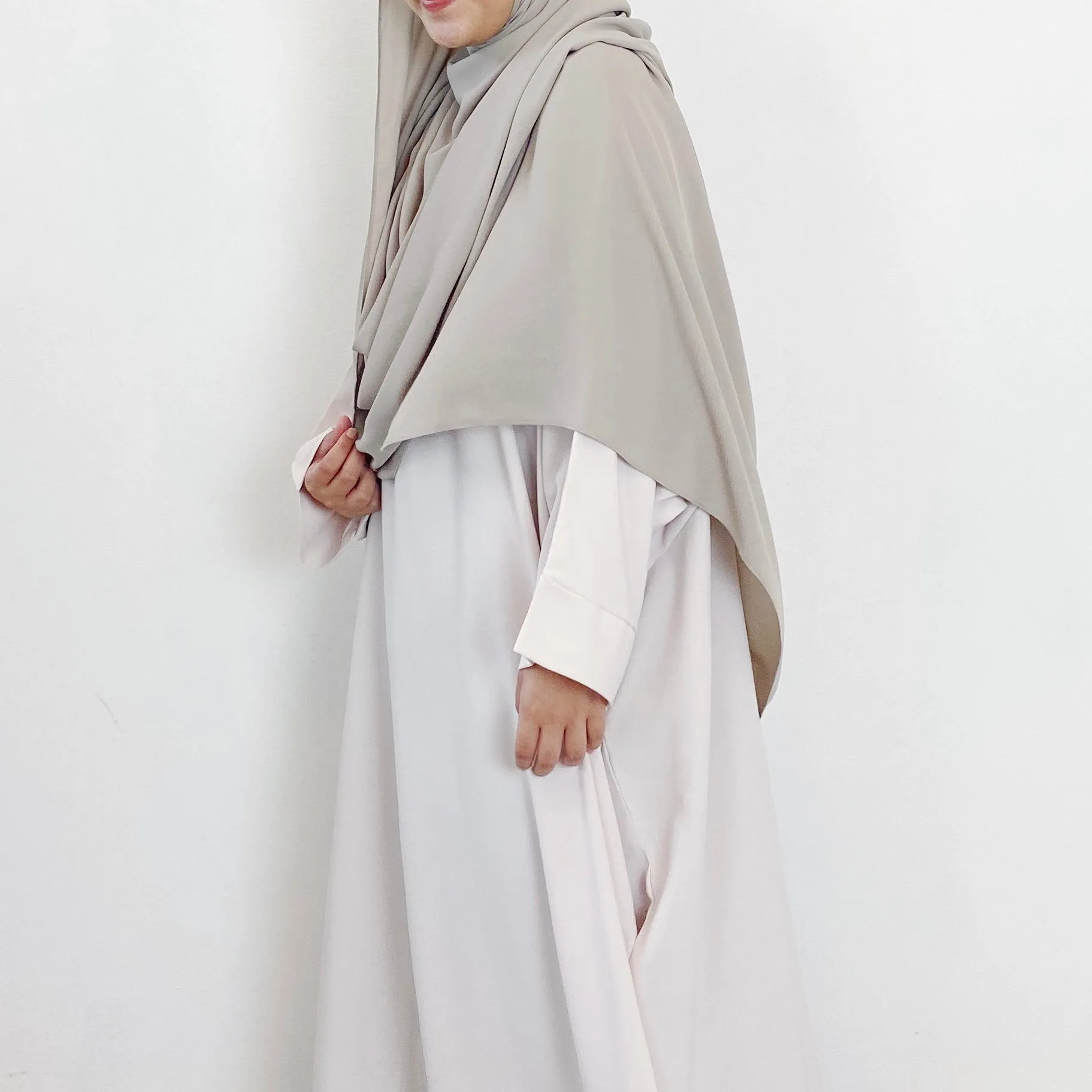 AS/IS - Super Wide Shawl : Wheat