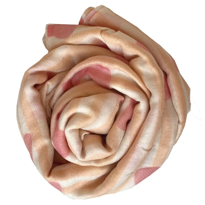 Baby Shawl <br> Bow Stripe