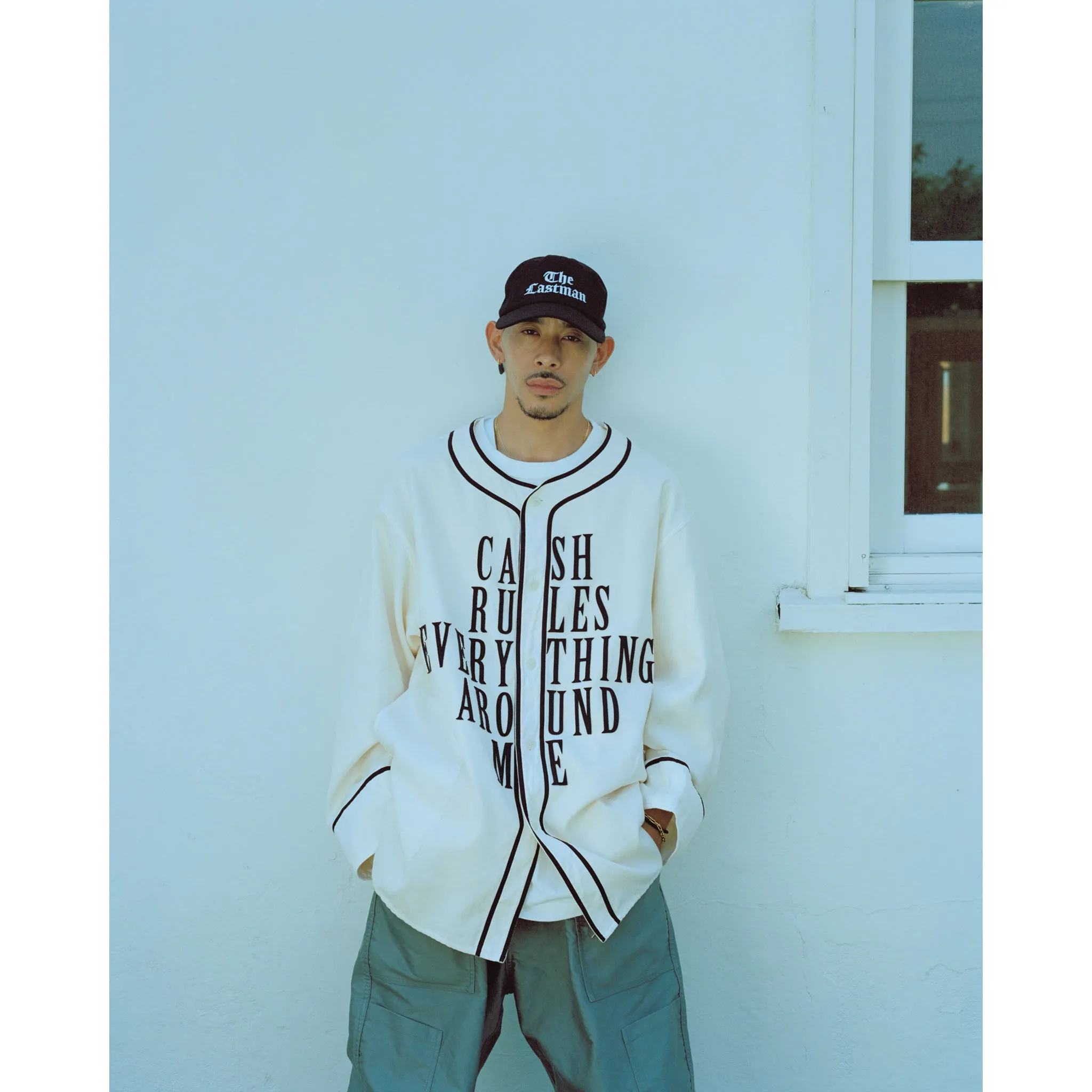 BASEBALL SHIRTS(LS) / WHITE