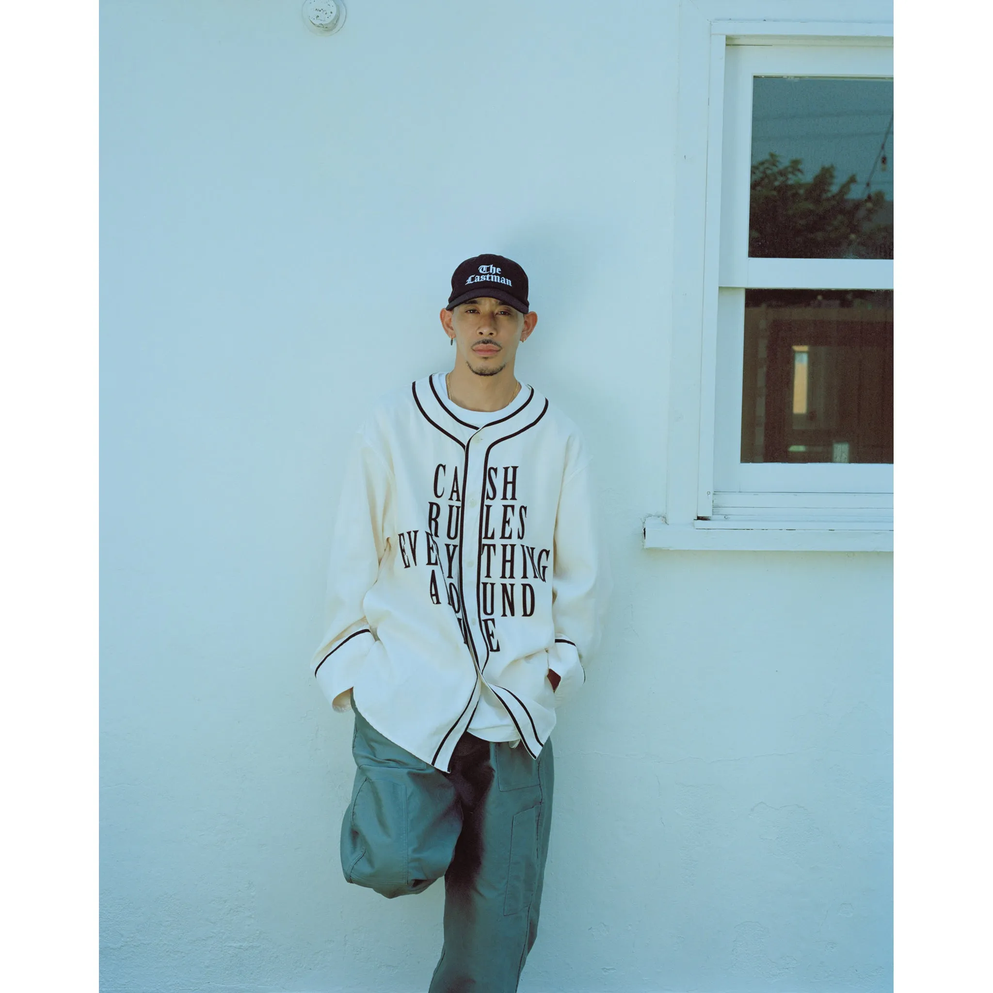 BASEBALL SHIRTS(LS) / WHITE