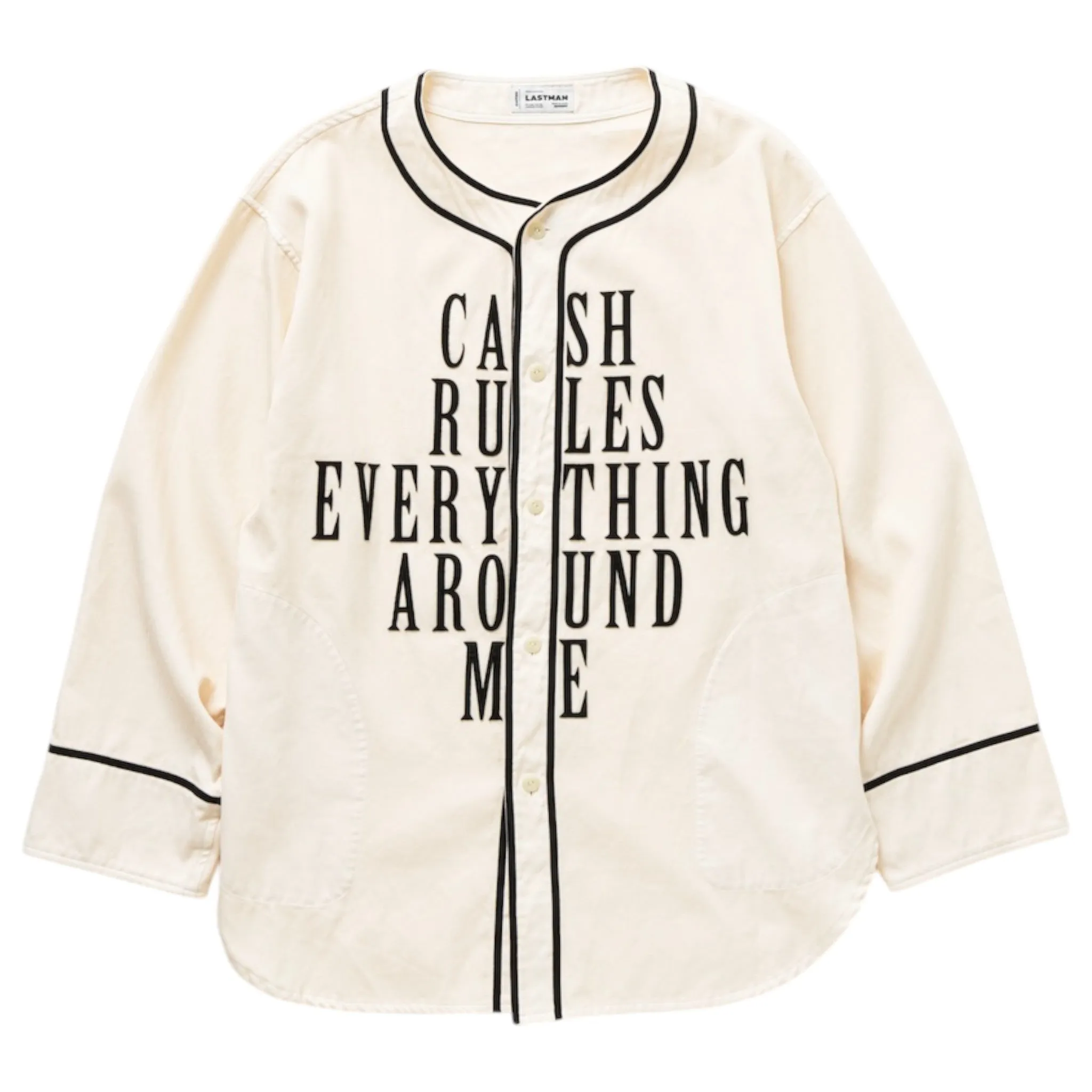 BASEBALL SHIRTS(LS) / WHITE