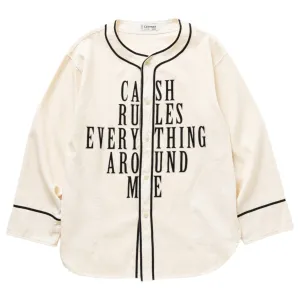 BASEBALL SHIRTS(LS) / WHITE
