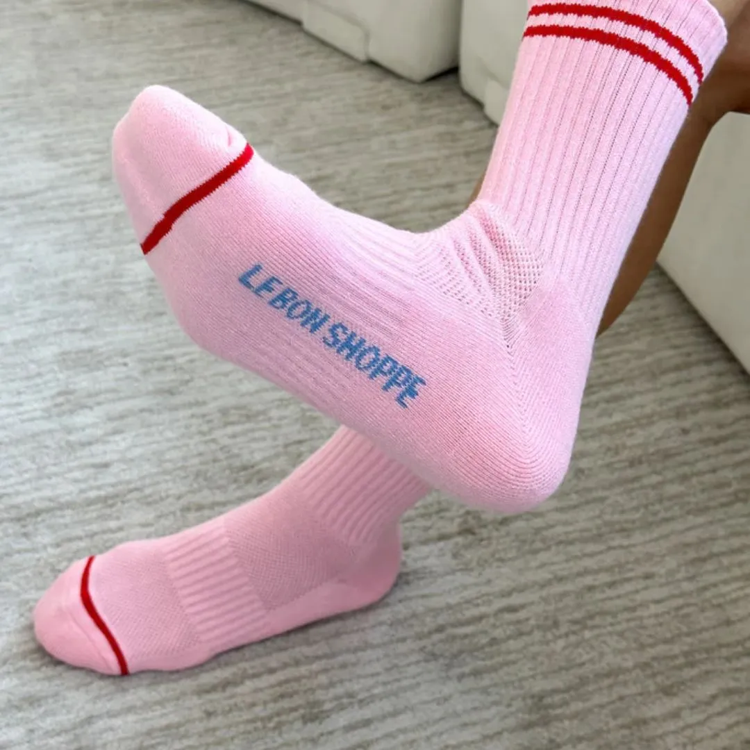 Boyfriend Socks (Amour Pink)