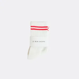 Boyfriend Socks (Clean White)