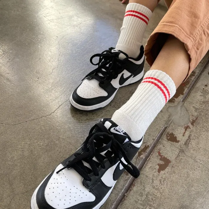 Boyfriend Socks (Clean White)