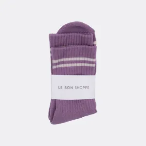Boyfriend Socks (Grape)
