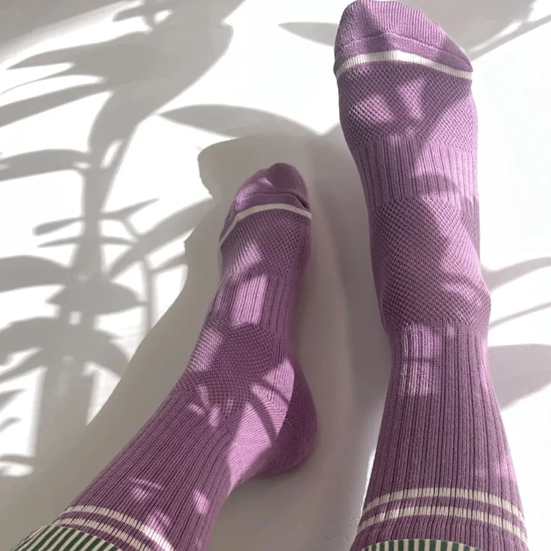 Boyfriend Socks (Grape)