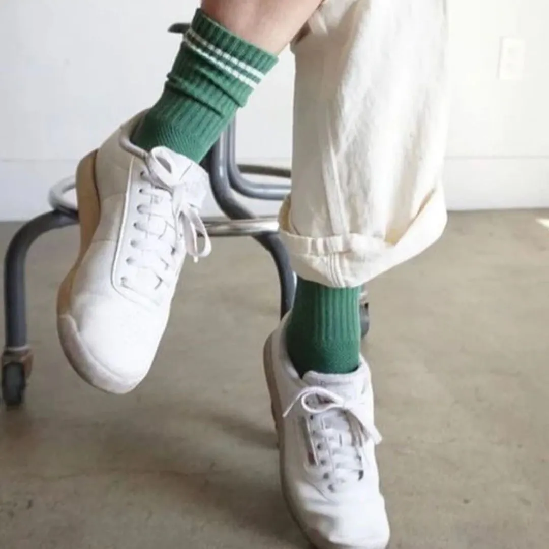 Boyfriend Socks (Moss)