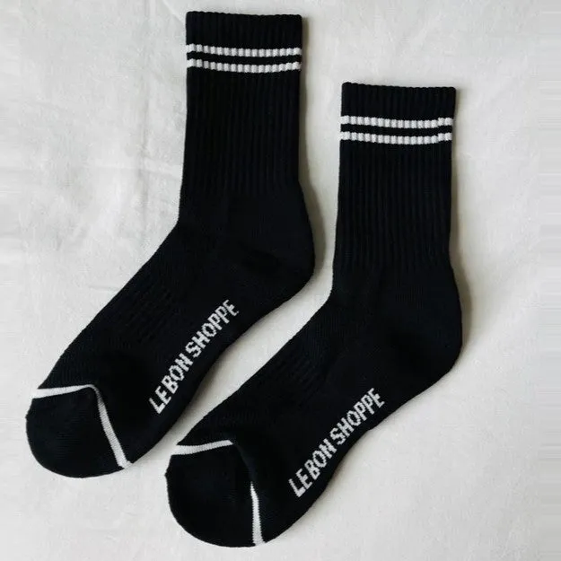Boyfriend Socks (Noir)