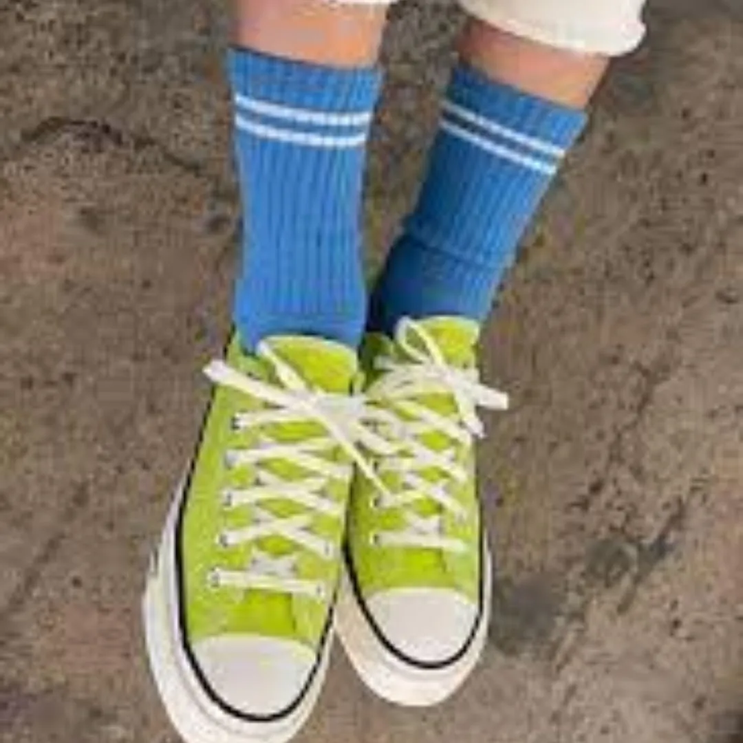 Boyfriend Socks (Ocean Blue)