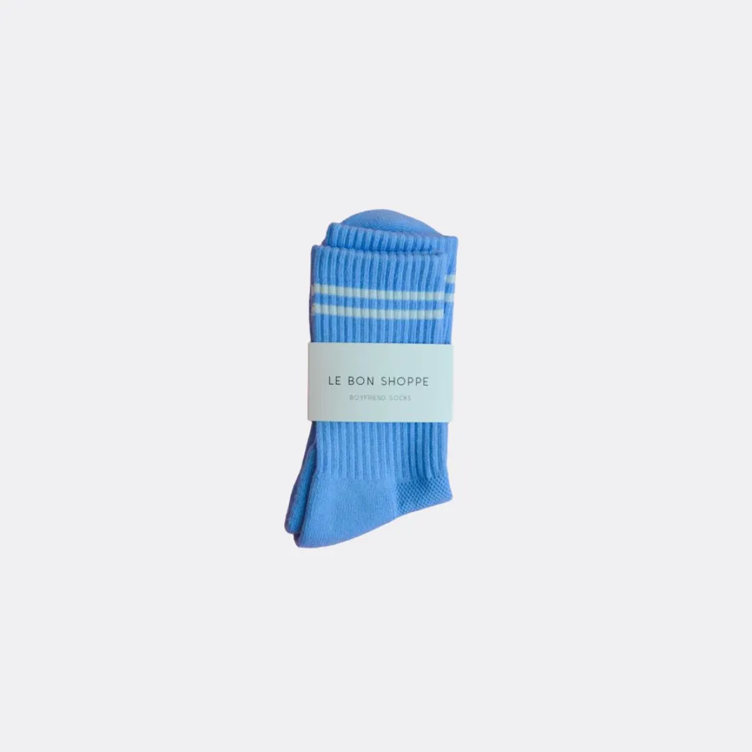 Boyfriend Socks (Ocean Blue)
