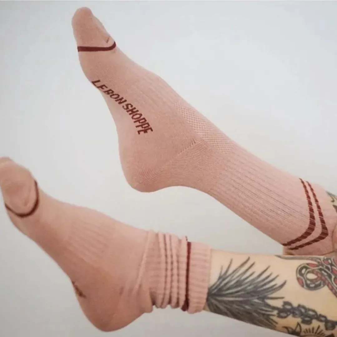 Boyfriend Socks (Vintage Pink)