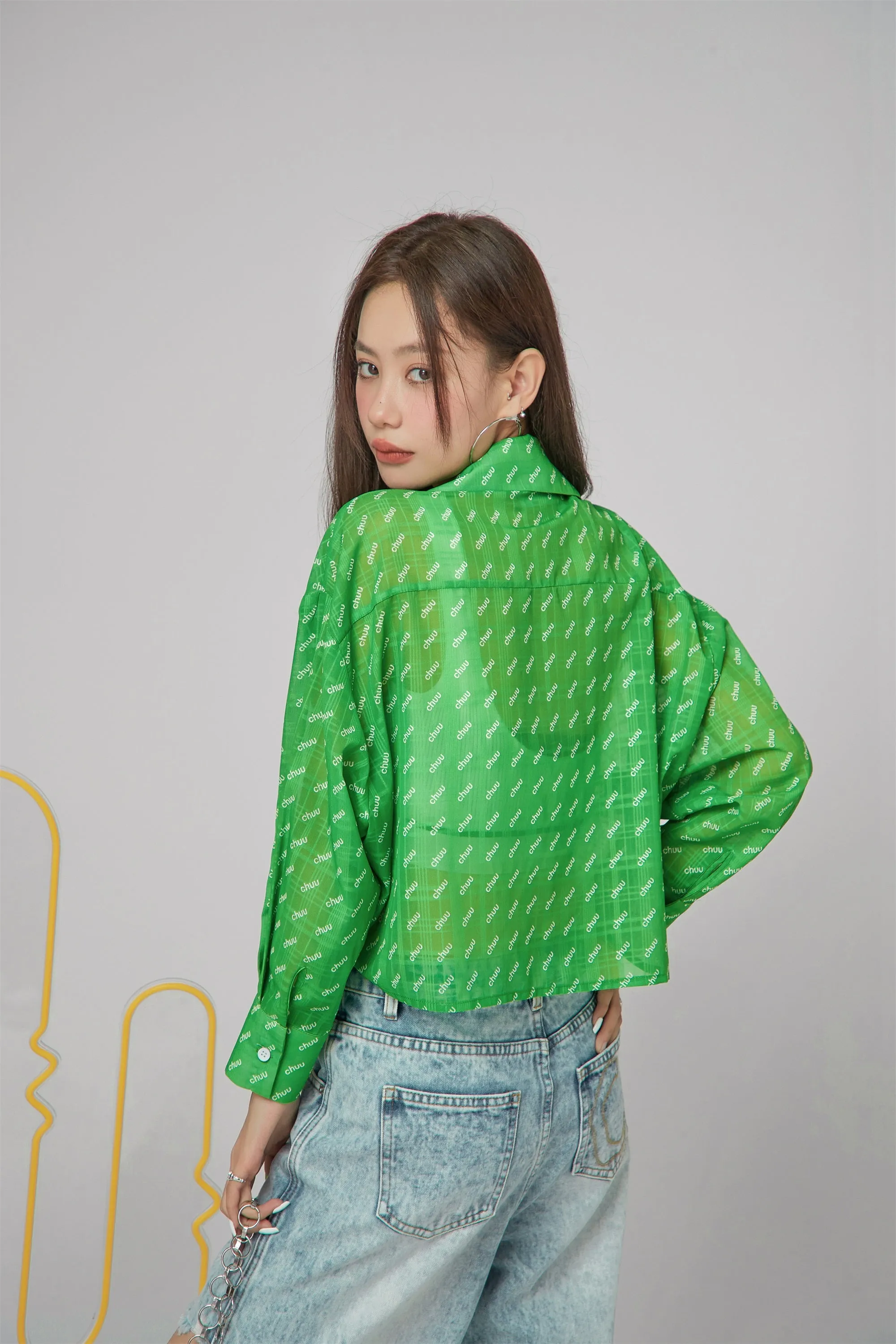 Chuu Print Loosefit Shirt