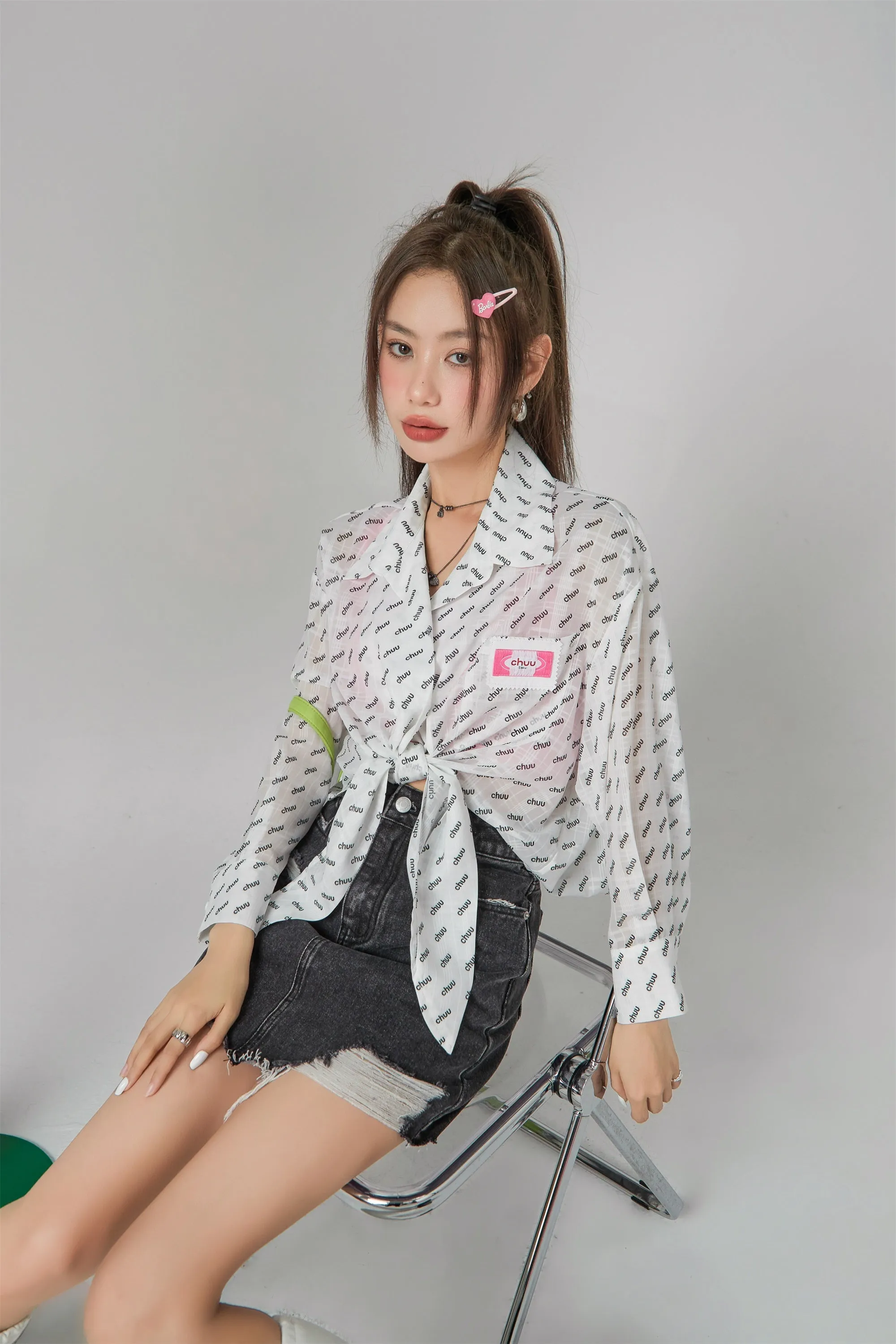 Chuu Print Loosefit Shirt