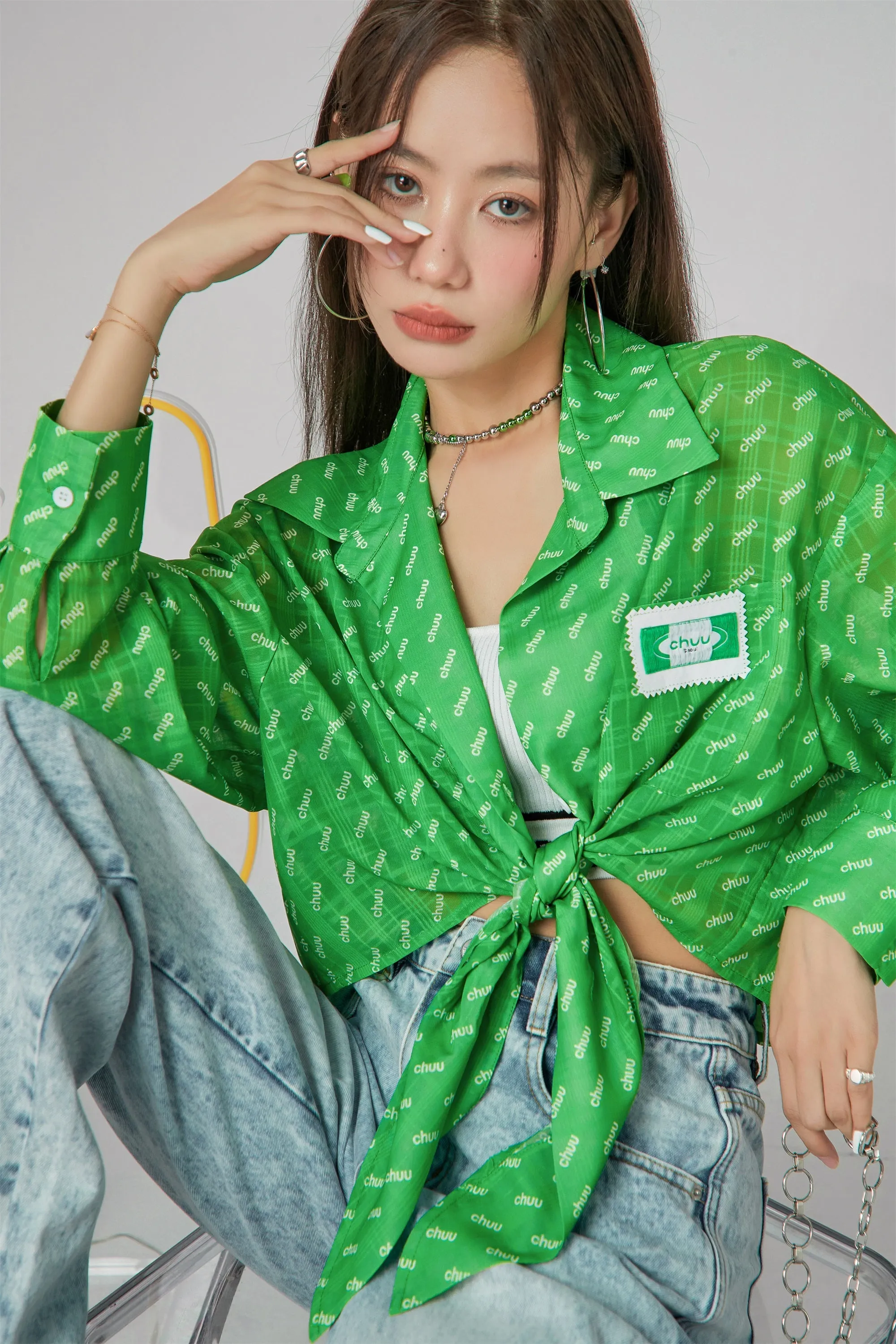Chuu Print Loosefit Shirt