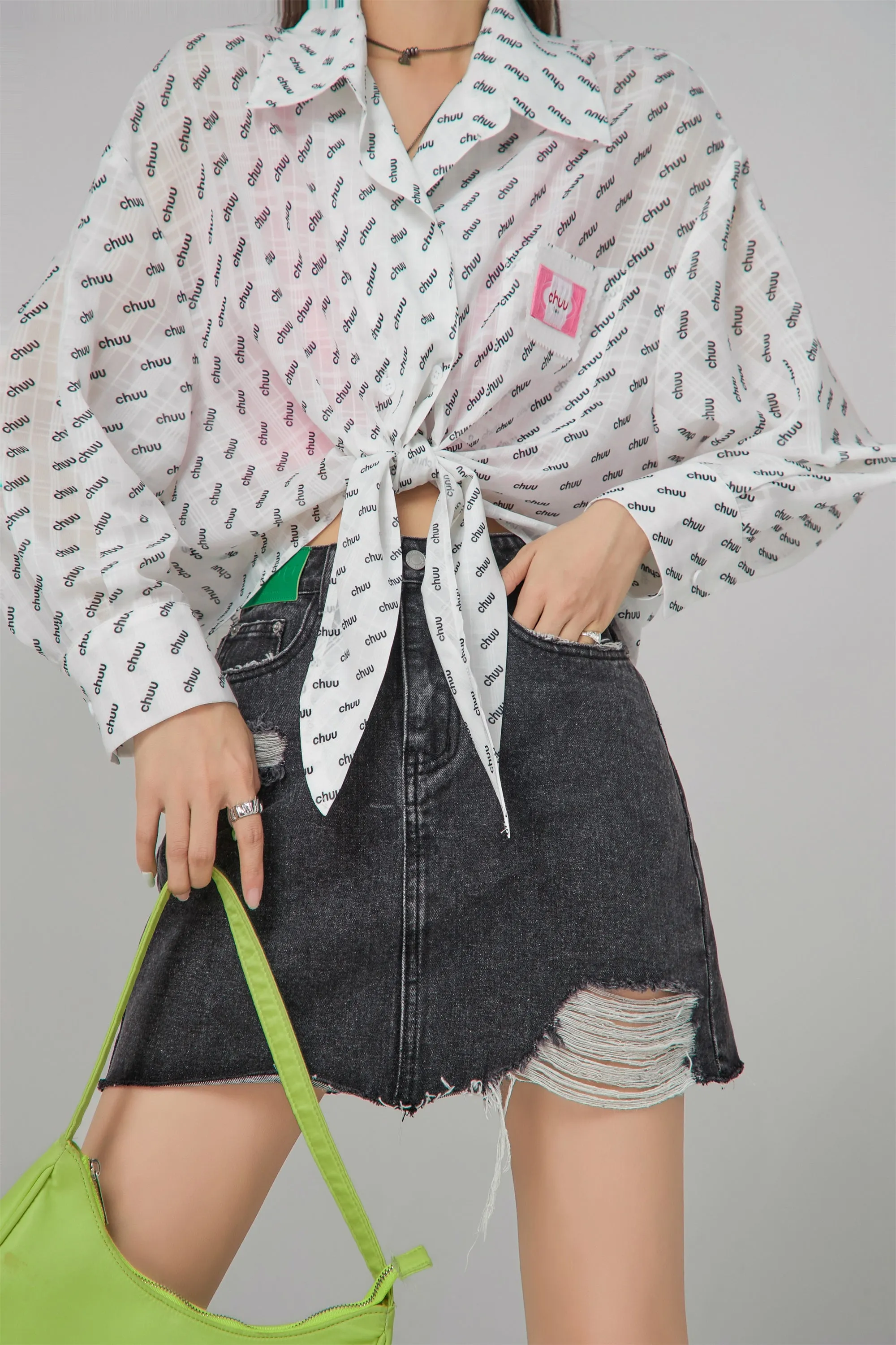 Chuu Print Loosefit Shirt