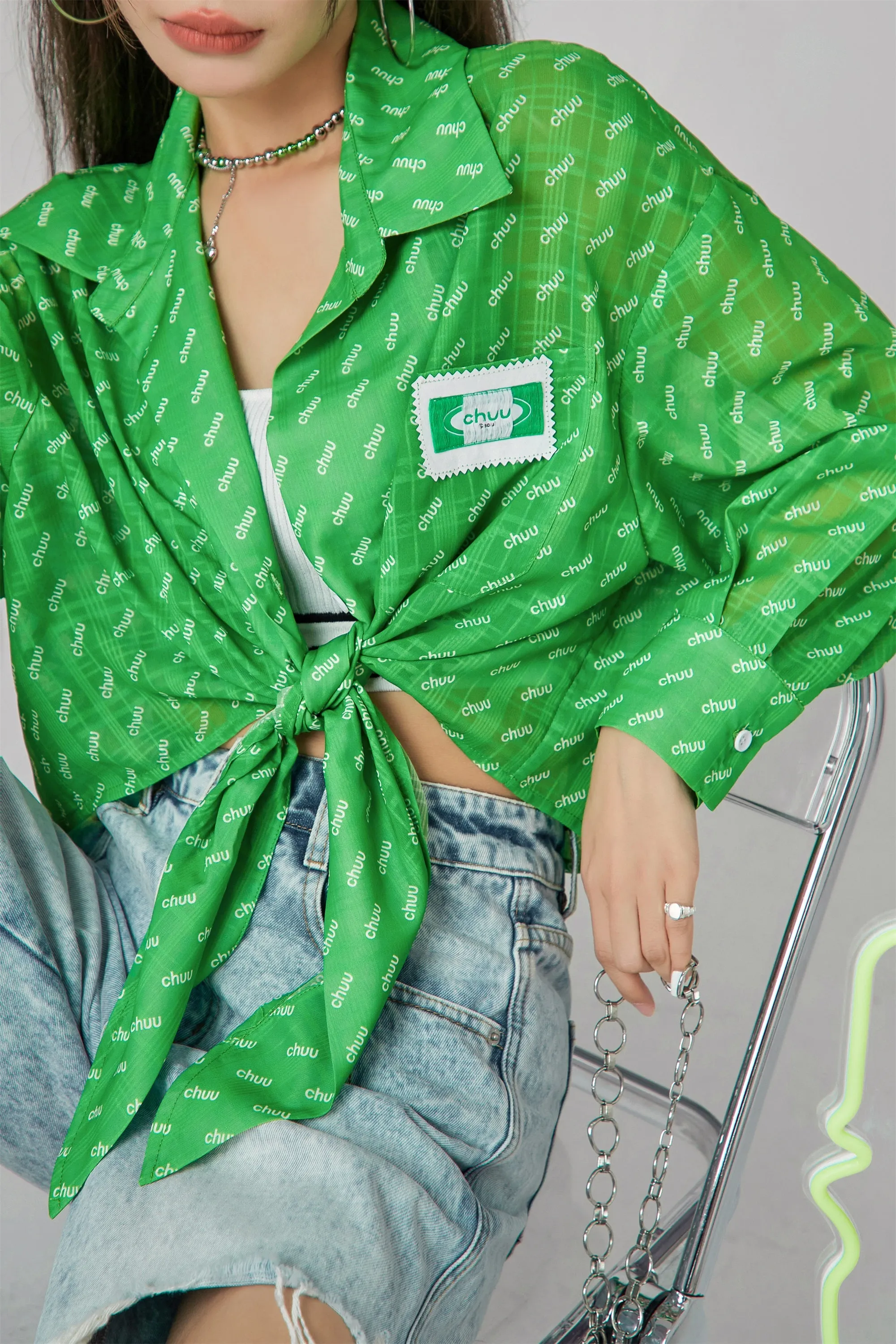 Chuu Print Loosefit Shirt