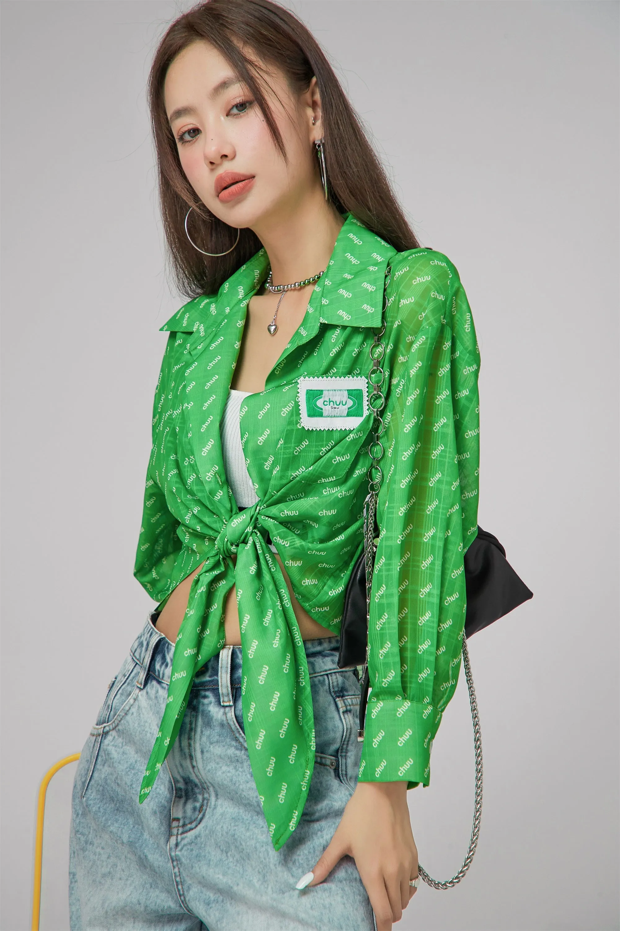 Chuu Print Loosefit Shirt