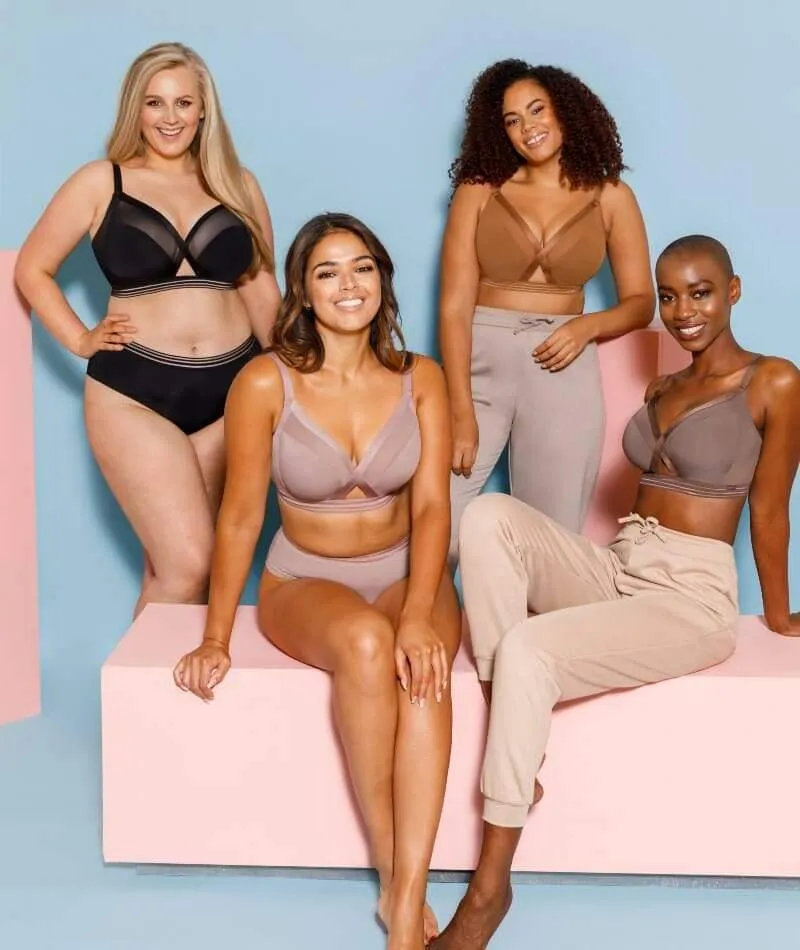 Curvy Kate Unwind Wire-free Bralette - Cocoa