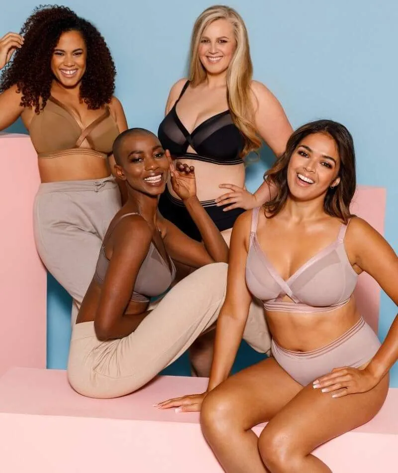 Curvy Kate Unwind Wire-free Bralette - Cocoa
