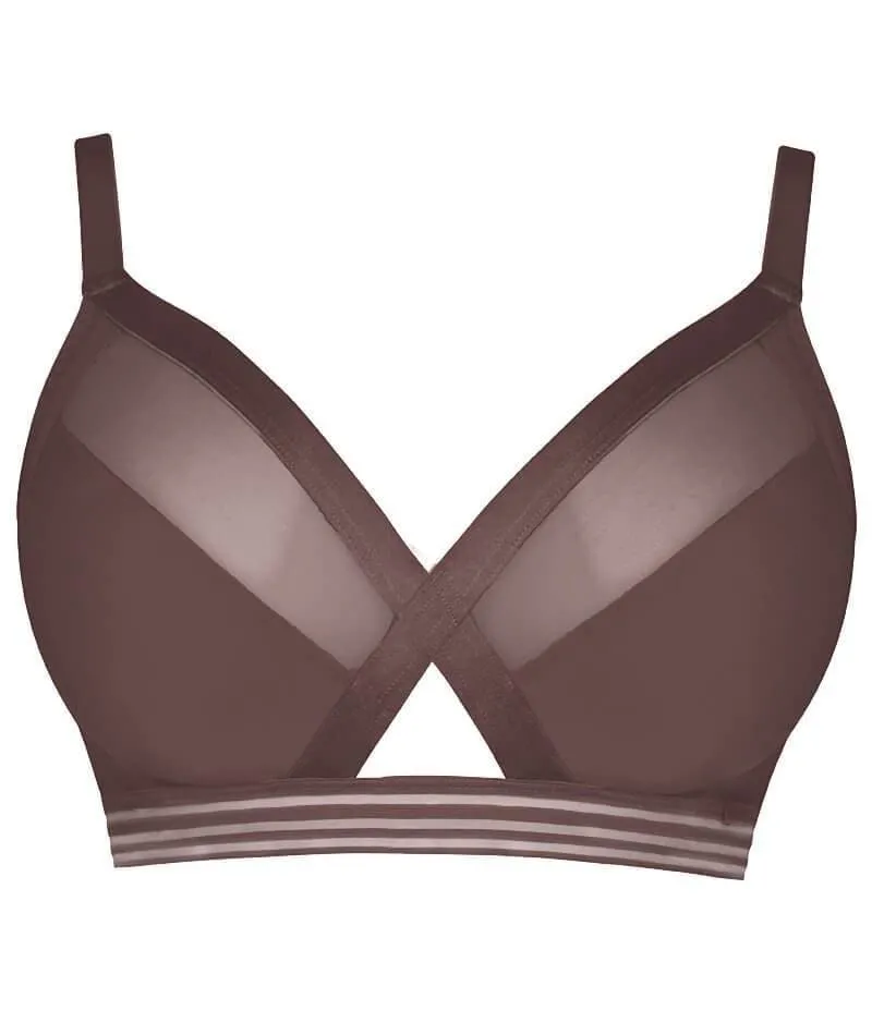 Curvy Kate Unwind Wire-free Bralette - Cocoa