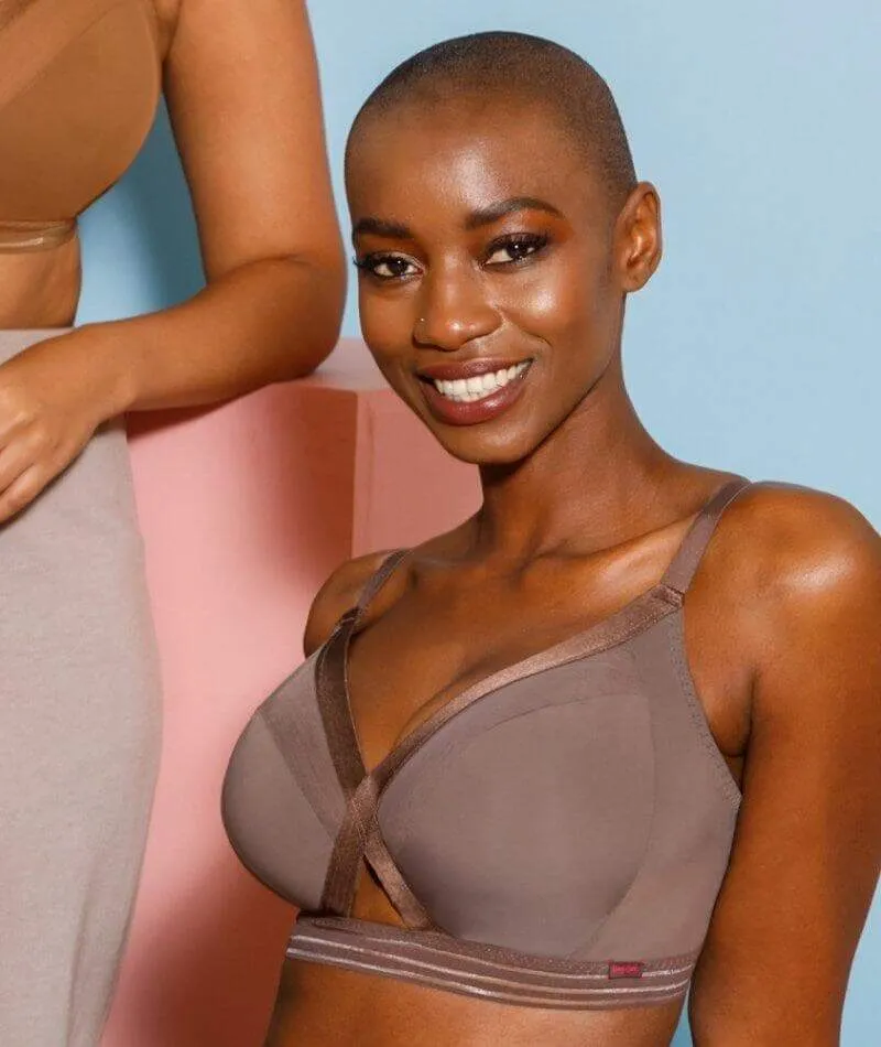 Curvy Kate Unwind Wire-free Bralette - Cocoa