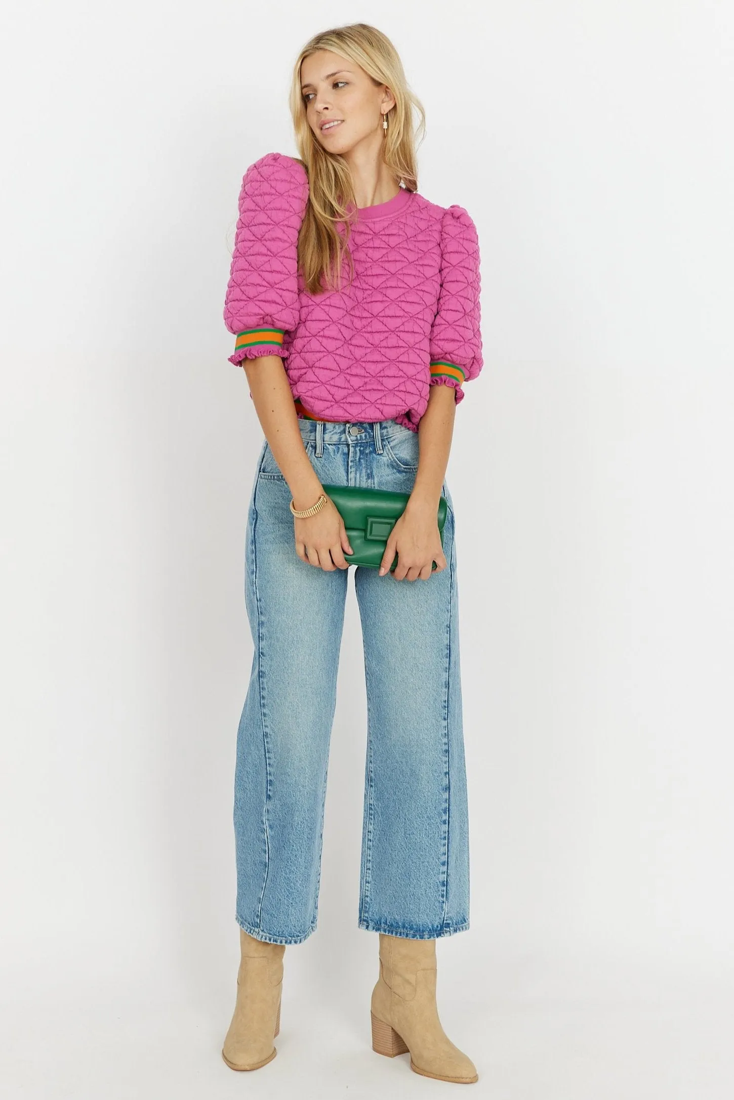 Kimmie Barrel Style Jeans