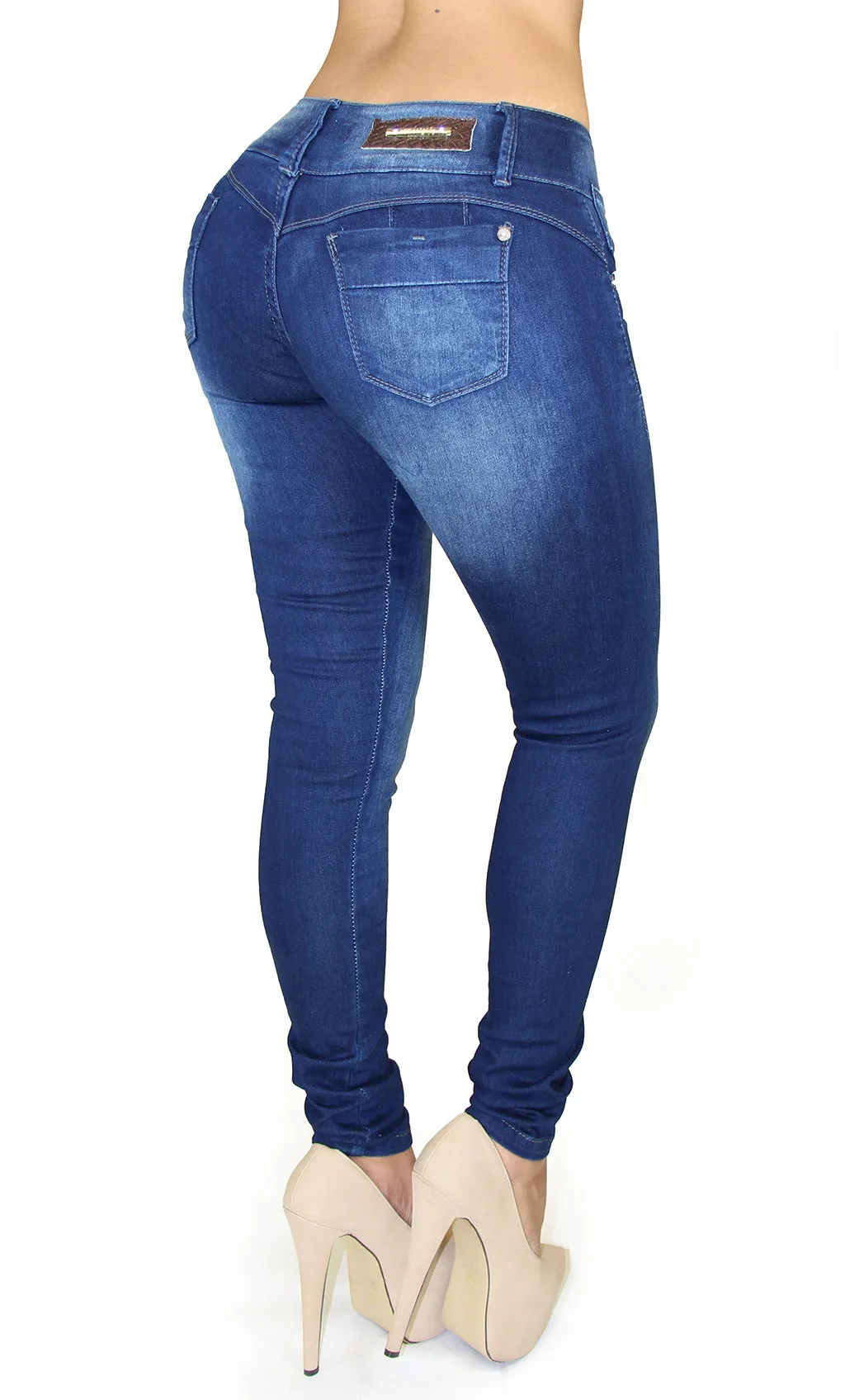 LAST ONE 17792 Maripily Seamless Skinny Jeans