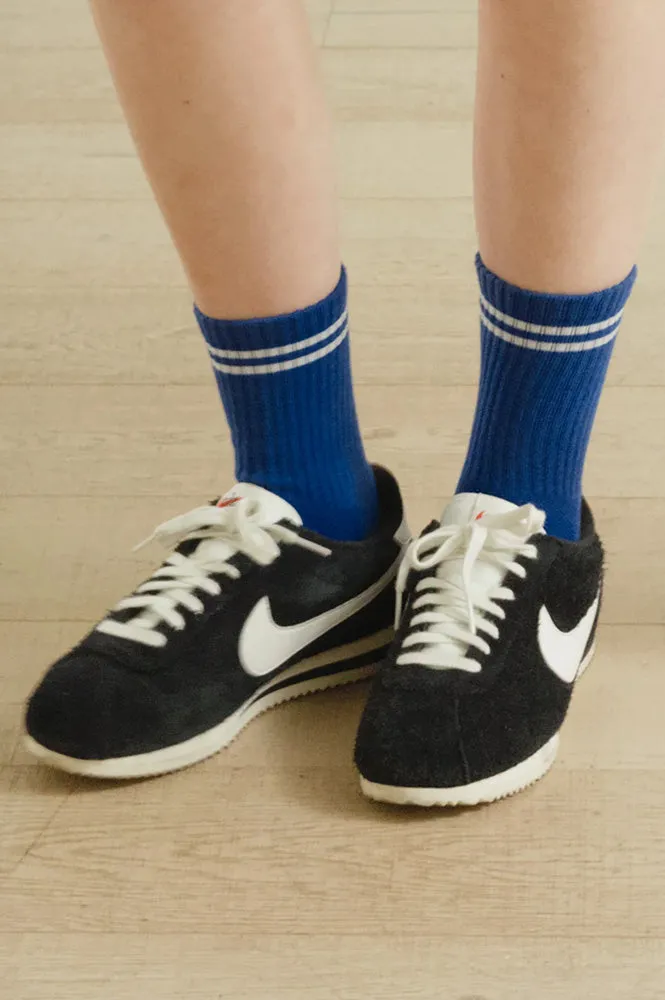 Le Bon Shoppe Boyfriend Cobalt Socks