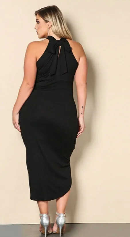 Messani Plus Size Sequin Dress