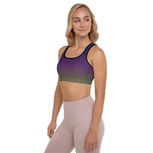 Midnighter Pattern Padded Sports Bra