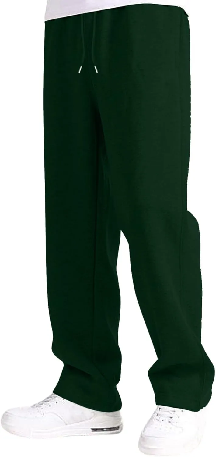 PGOJUNI Cargo Pants for Men, Mens Casual Joggers Cargo Pants Drawstring Sweatpants Casual Solid Long Trousers with Pockets