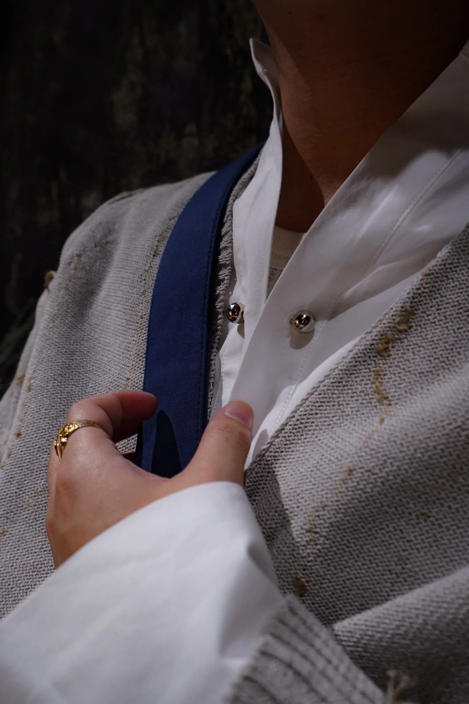 UJOH Piercing Shirts (WHITE)