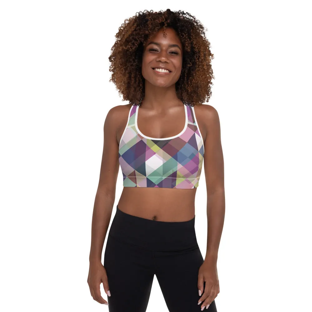 'Violet, etc.' padded sports bra