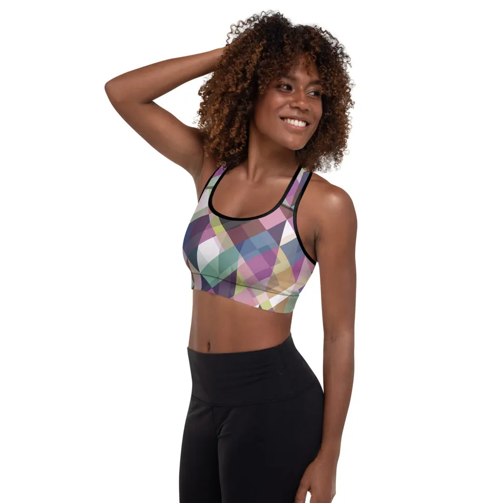 'Violet, etc.' padded sports bra