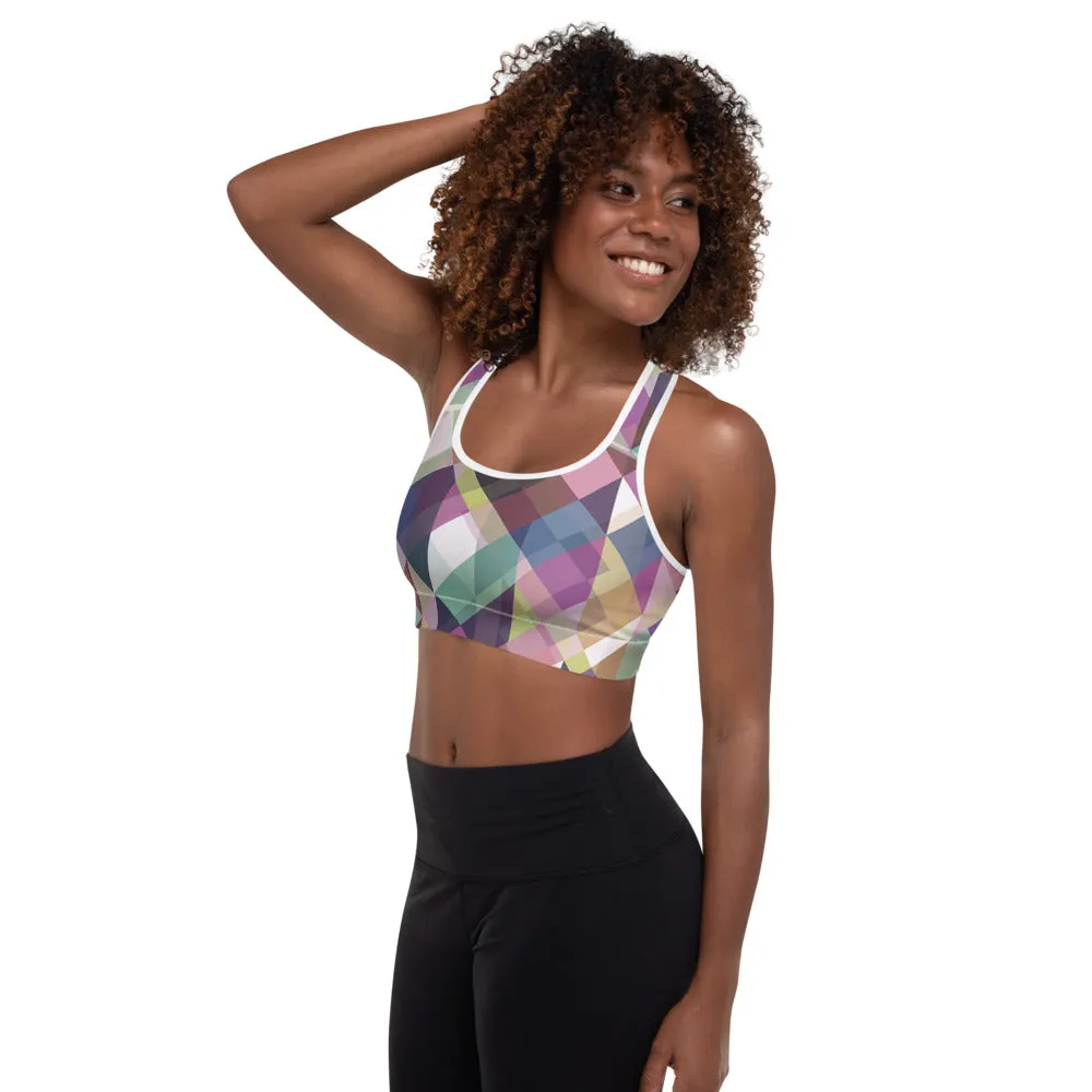'Violet, etc.' padded sports bra